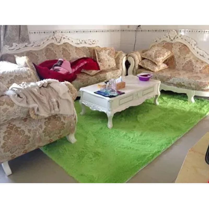 

Thick Washed Long Wool Silky PV Velvet Carpet Living Room Bedroom Yoga Mat Bedside Blanket Rugs and Carpets for Home Living Room