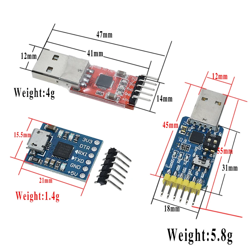 CP2102 USB 2,0 UART TTL 5PIN Соединительный модуль последовательный преобразователь STC заменить FT232 CH340 PL2303