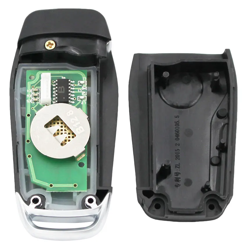 Флип Модернизированный дистанционный ключ-брелок от машины 315 МГц/433 МГц с чипом