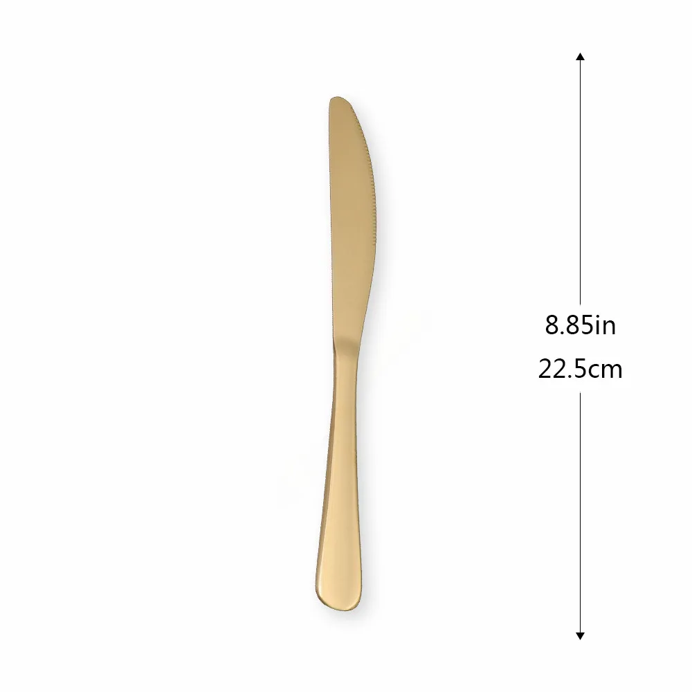Набор кухонных столовых приборов из нержавеющей стали золотого цвета | Дом и сад