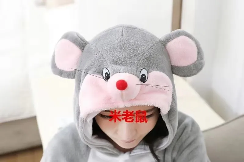 Kigurumi/маскарадные костюмы «Минни Маус» для мужчин; wo для мужчин; зимний комбинезон с рисунками животных для мальчиков и девочек; комбинезон с Минни Маус; пижамы