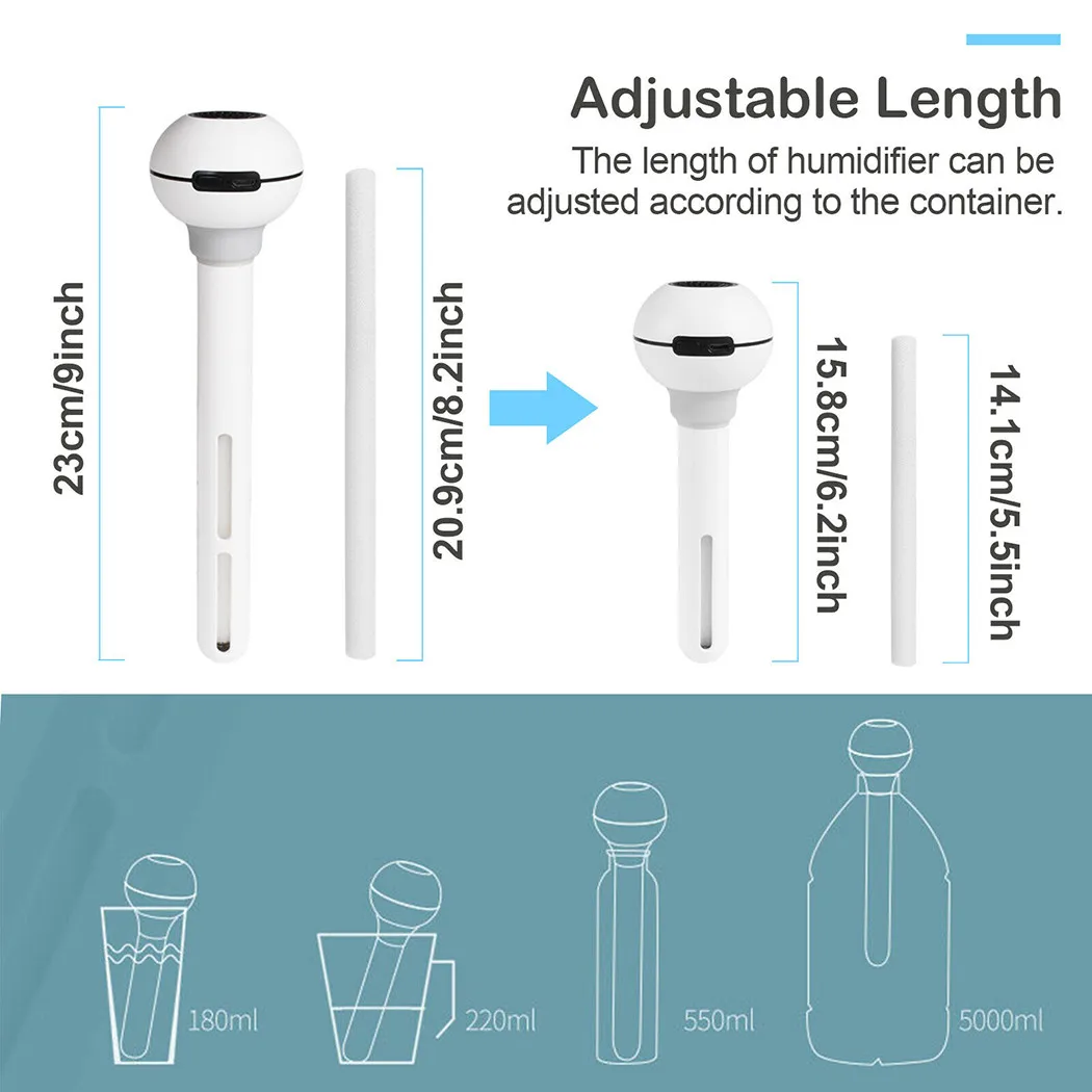 

Ultrasonic Humidifier ABS / PP / Electronic Components Long Absorbent Tube