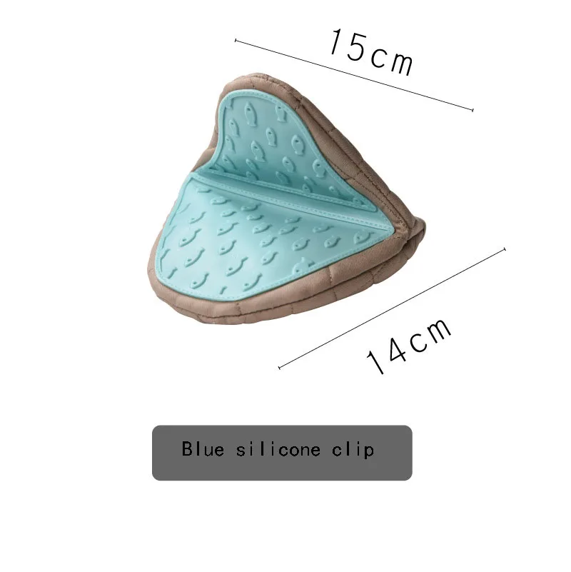 

1PC Silicone Anti-scalding Oven Gloves Mitts Potholder Kitchen Silicone Gloves Tray Dish Bowl Holder Oven Hand Clip