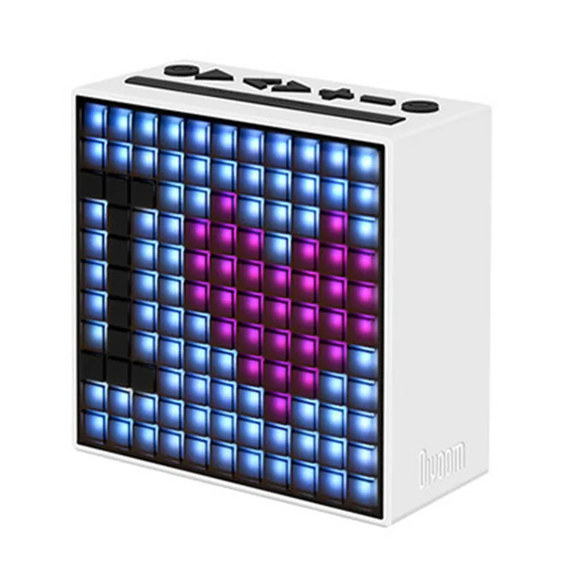 Divoom TimeBox второго поколения Смарт Bluetooth динамик fm радио светодиодный беспроводной