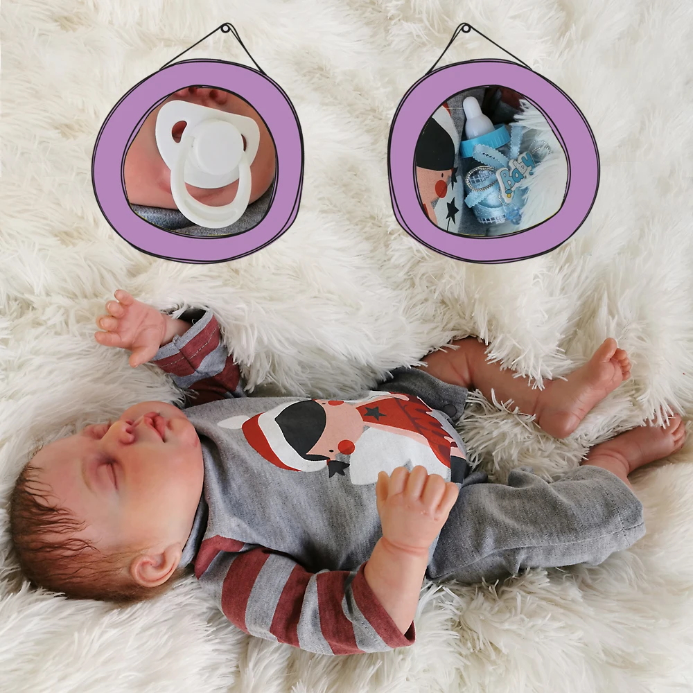 OtardDolls Bebe Reborn Baby Doll 22 дюйма 55 см Силиконовая виниловая Bebe Кукла Новорожденный очаровательны реалистичные для детей ясельного возраста для подарка Быстрая