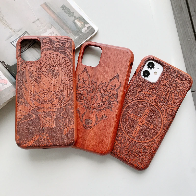 Чехол для телефона LYBALL из натурального дерева Apple iPhone 11 Pro Max 100% натуральный