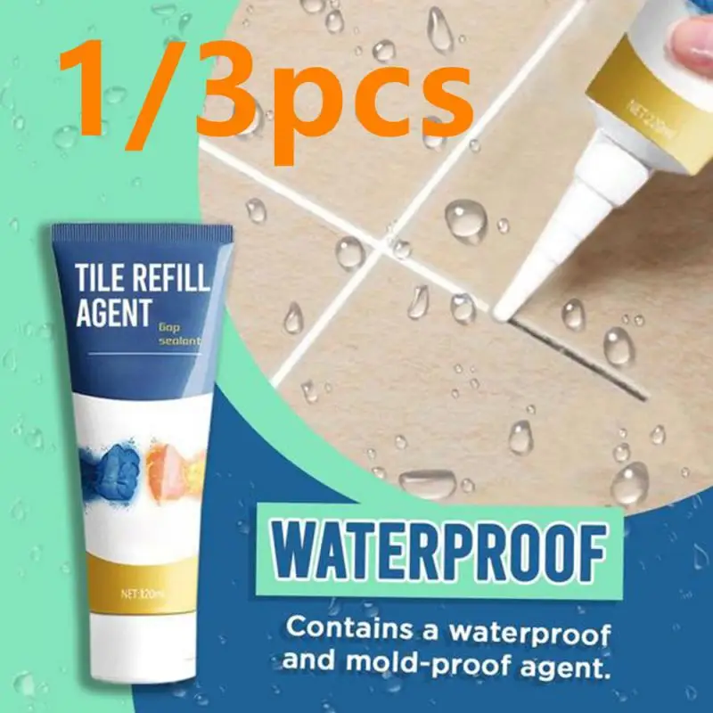 20ml White Latex Paint Wall Tile Repair Agent Cream Instant Waterproof Paste Easily Seal Holes Cracks Walls Tool | Обустройство дома