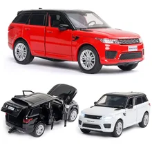 1:32 Free Shipping Alloy Car Land-Rover Model Range Rover Sports Car Model Sound and Light Back Children Toys Favorite