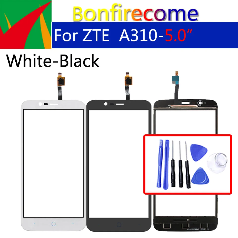 Для zte Blade A310 сенсорный экран панель дигитайзер сенсор Переднее стекло Внешний с