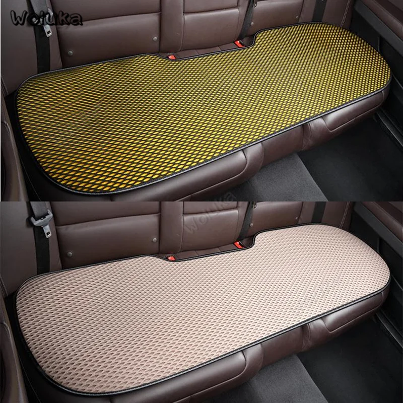 Задний ряд 3-местный коврик летняя дышащая сетка крутая Автомобильная подушка