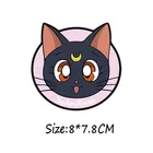 1 шт. стикер передачи тепла стильная футболка с изображением персонажей видеоигр Луна патч для термопереноса для одежды патчи для Одежда для детей футболки