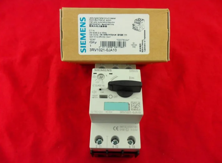 Siemens 3RV1021-0JA10 3RV10210JA10 0.7-1A Circuit Breaker -New | Безопасность и защита