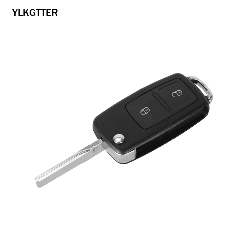 YLKGTTER 434MHz 1J0 959 753 CT дистанционный ключ для VW/Volkswagen Bora Polo Golf 4 MK4 Transporter с ID48 чипом HU66 Uncut Blade