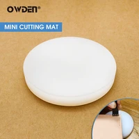 owden round shape leather punch block mini leather punch mat leather tools for desktop protection