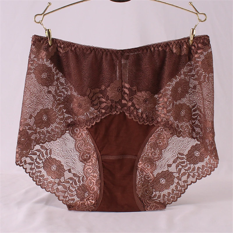 Сексуальные женские трусики большого размера хлопковые кружевные пикантное