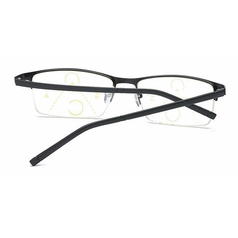 Ультралегкие прогрессивные многофокальные очки для чтения мужские умные