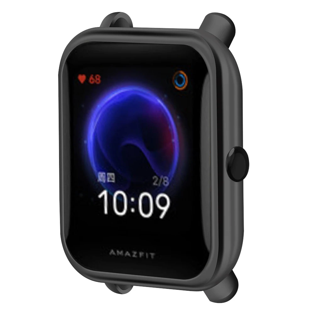plating tpu protector cover for huami amazfit bip s u pro smartwatch case edge frame soft shell for xiaomi amazfit gts 2 mini free global shipping