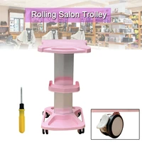 beauty salon trolley can store items universal wheel rolling barber appliances place cart