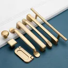 Европейский Стиль матовая золотая для шкафа ручки твердый Алюминий сплав Кухня шкаф ручки для выдвижных ящиков оборудование для обработки мебели