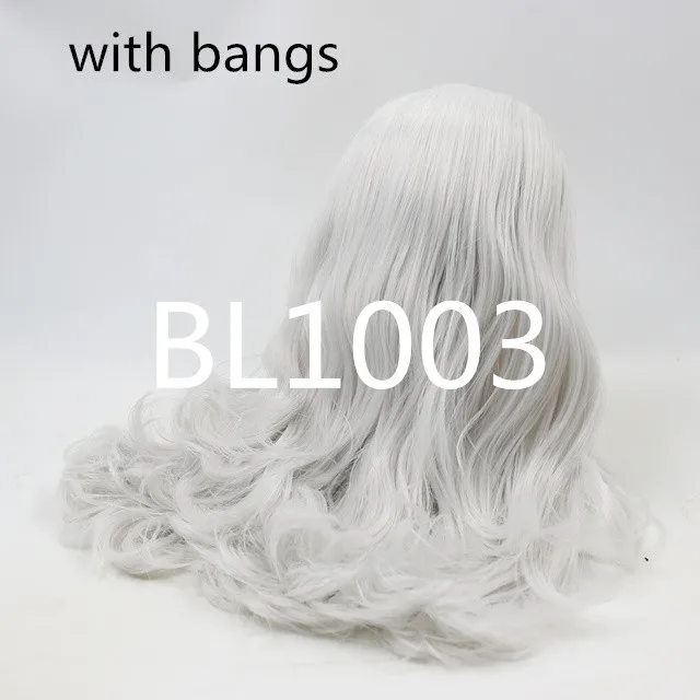 Blyth кукла ледяной парик только rbl головы и купол Макарон цвет волос для DIY пользовательские куклы - Цвет: G