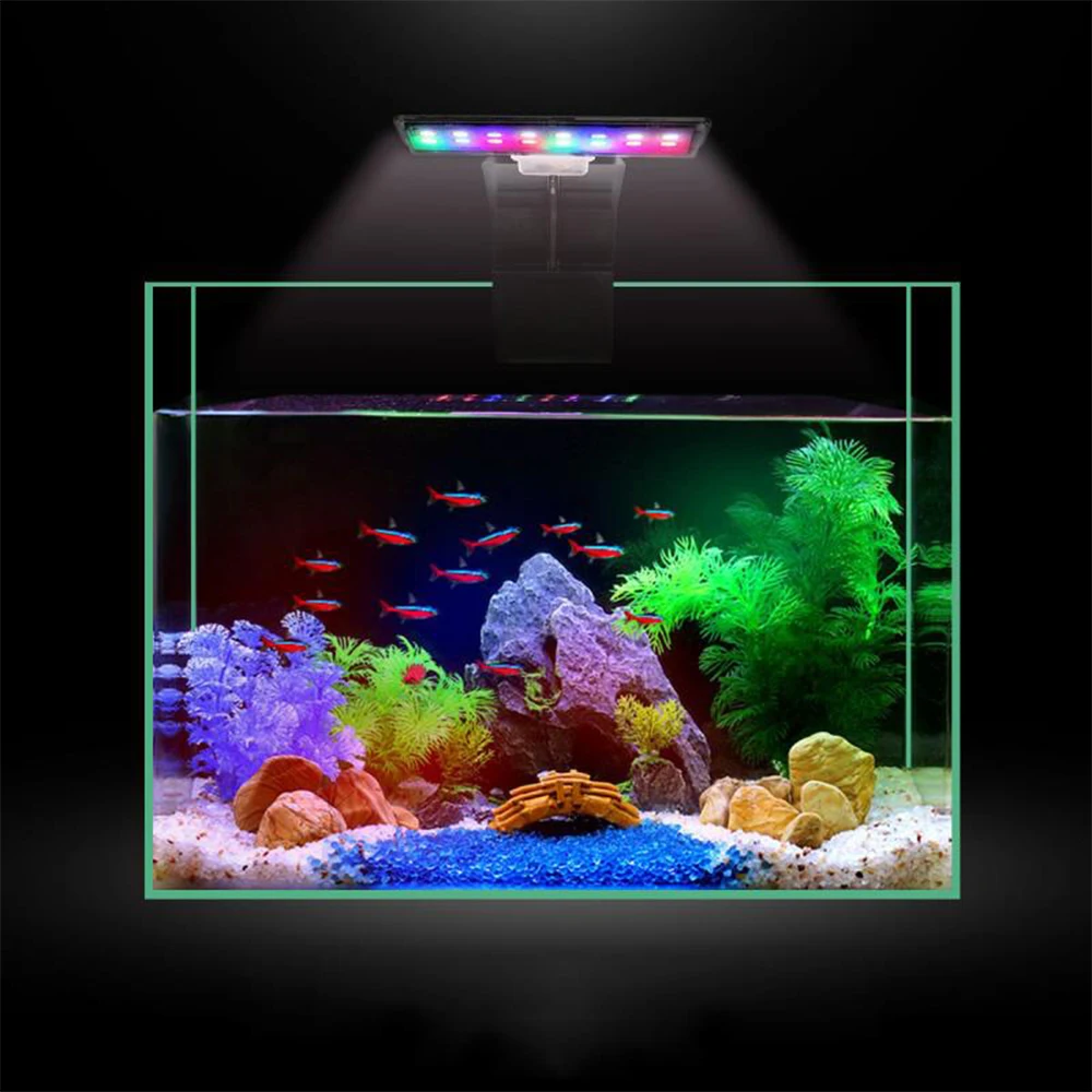 

Super Slim LED Aquarium Lights Clip-on LED Plants Grow Light 5W/10W Aquatic Freshwater Lamps Waterproof Lamp For Fish Tanks