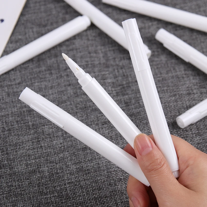 

1PC White Liquid Chalk Marker Pen Used On Glass Windows Chalkboard Erasable Blackboard Pen Liquid Ink Pen Dust-Free Chalk