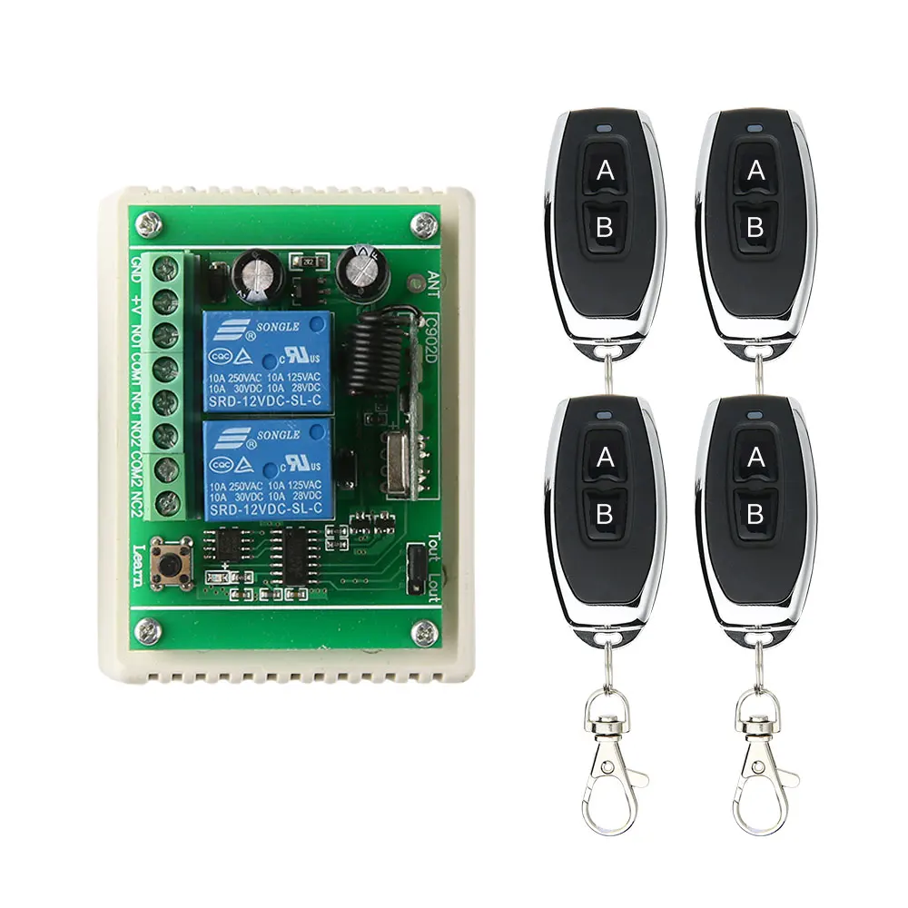 Беспроводной переключатель с пультом ДУ 12 в пост. Тока|Пульты ДУ| |