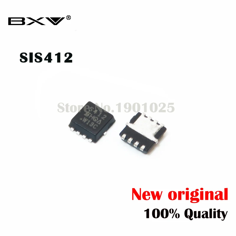 5 шт. SIS412DN SIS412 S412 QFN-8 MOSFET новый оригинальный | Электронные компоненты и