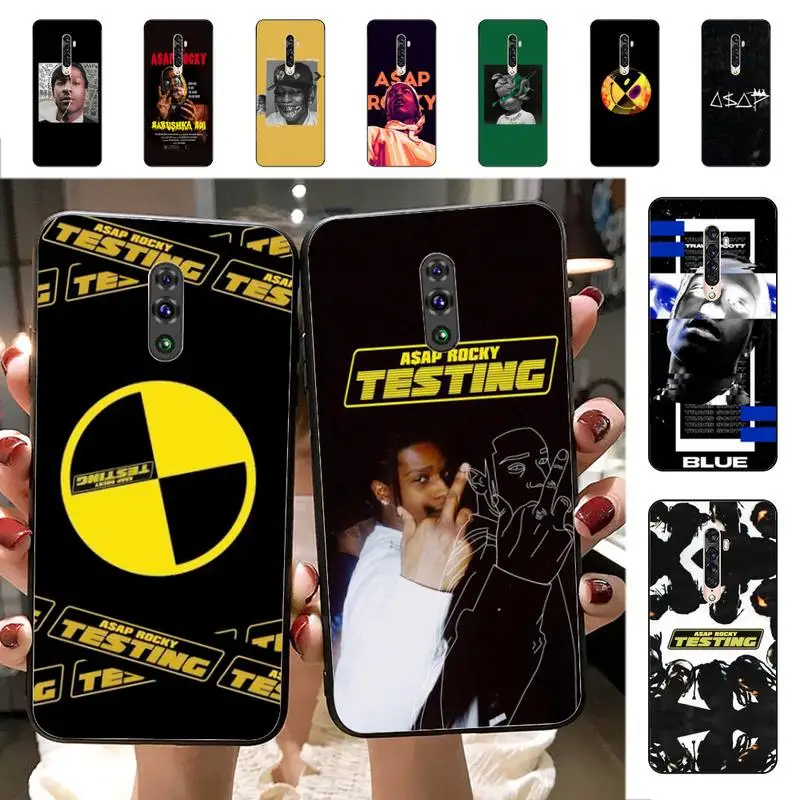 

ASAP Mob Asap Rocky Rapper TESTING Phone Case for Vivo Y91C Y11 17 19 17 67 81 Oppo A9 2020 Realme c3