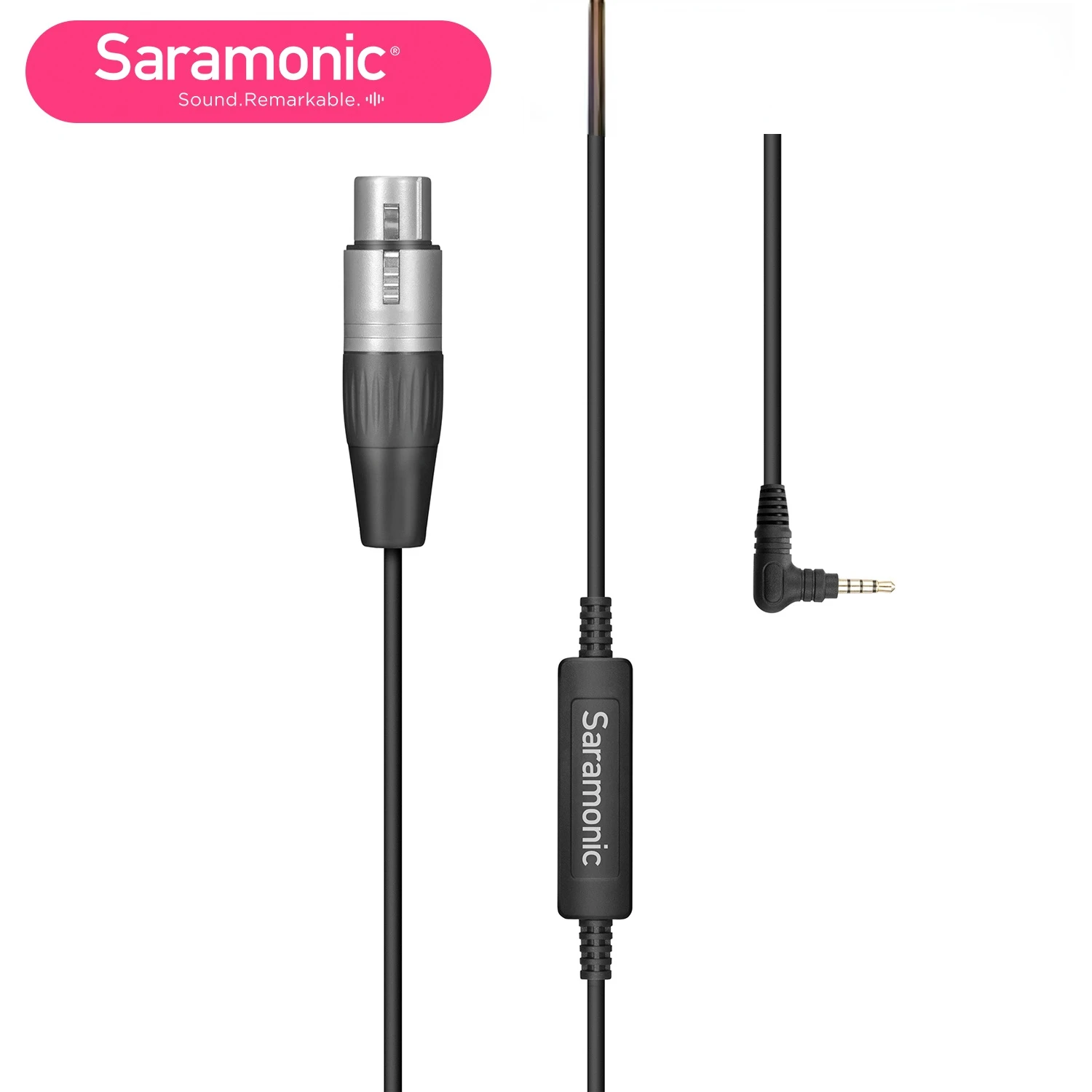 

Saramonic SR-XLR35 Microphone Cables 3.5mm TRRS to 3 Pin XLR Female Jack for Smartphone Ipad iPod TRRS Devices