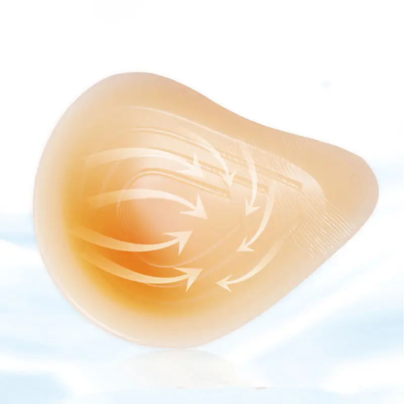 100% Silicone Breast Forms Fake Boobs For Mastectomy Patient Different 38/40/42 Size 300g-420g/piece Spiral Shape  breast cover