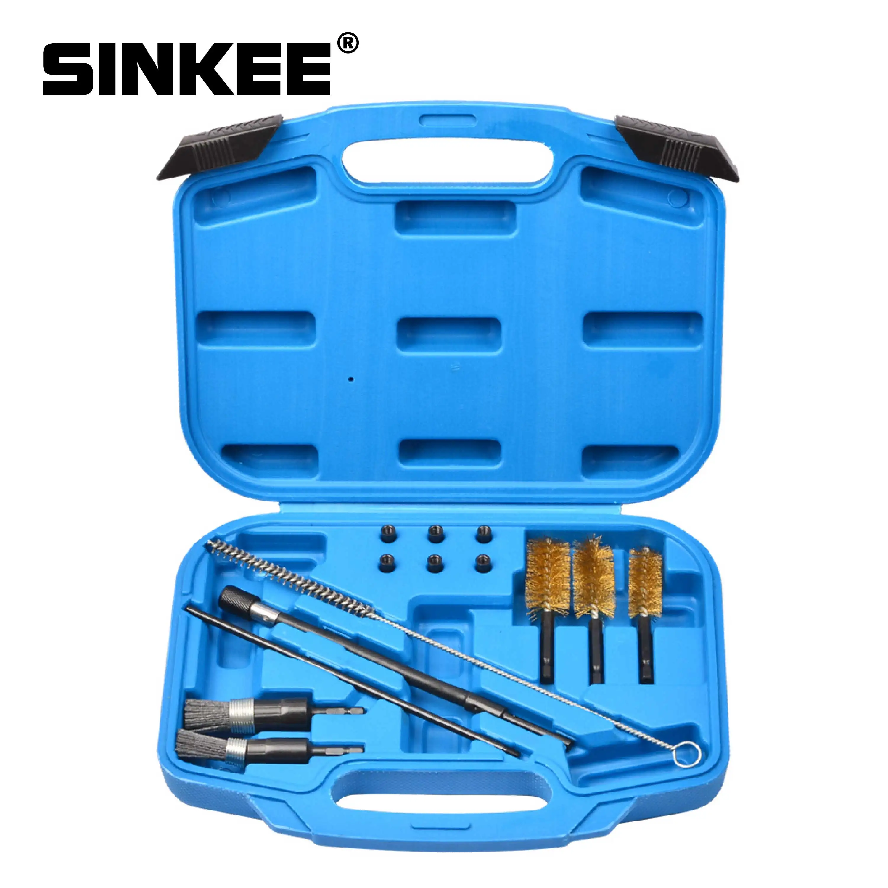 Diesel Fuel Injector Seat Cleaner Set Washing Cleaner Bristle Kit Cleaning Brushes Auto Repair Tools Car Cleaning Tool