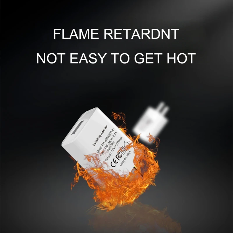 Портативное Сетевое зарядное устройство с одним портом USB 5 В 1 А|Зарядные