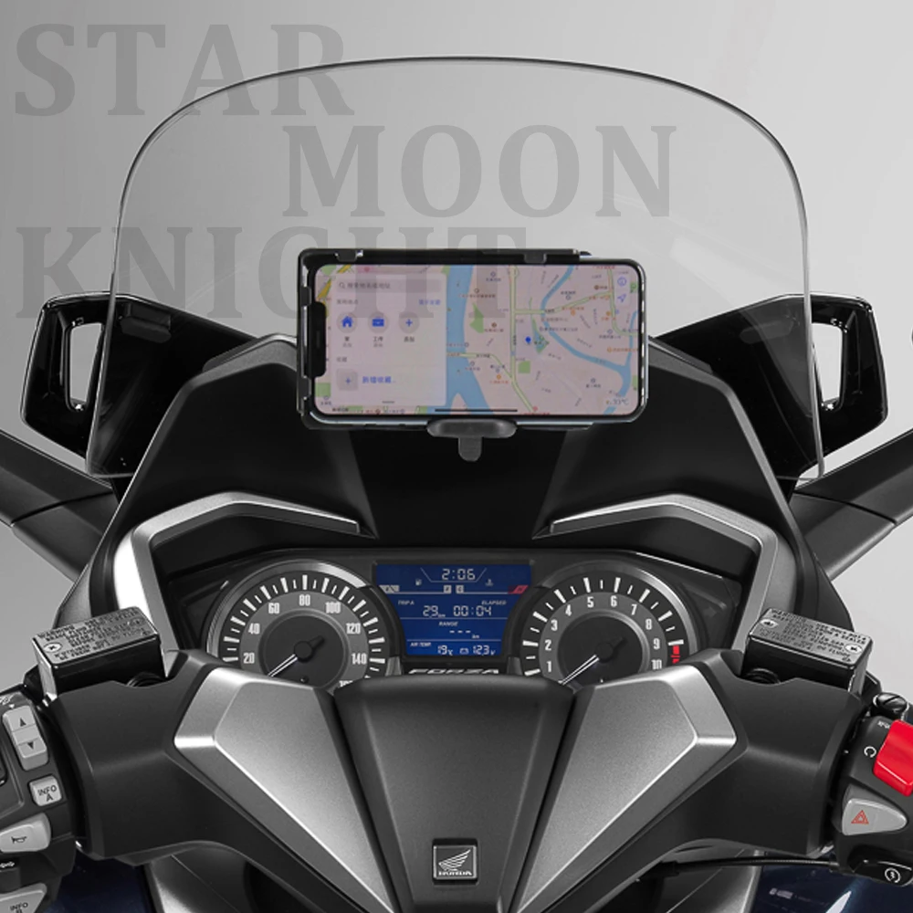 

Motorcycle Windshield Mount Navigation Bracket GPS Smartphone Holder Fit For Honda Forza 125 250 300 MF13 2017-2020 2019 2018