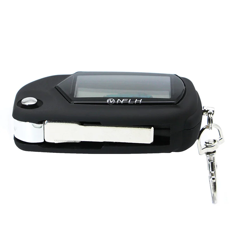 

Anti-theft System A91 LCD Remote Controller + A91 Key Case Keychain for Starline A91 uncut blade fob case cover