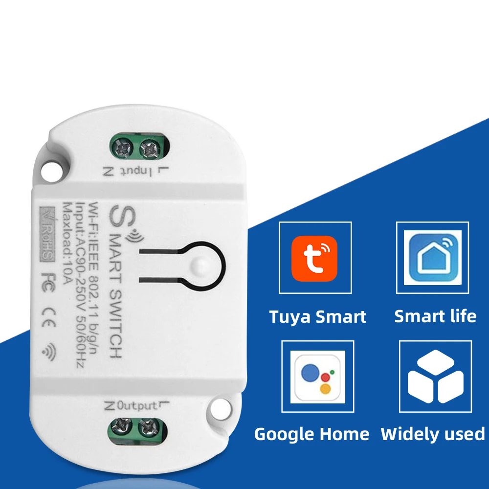 

Tuya Alexa Google Home Wifi Switch Domotica Smart Switch Timer Home Wireless Compatible Smart Automation Switches DIY