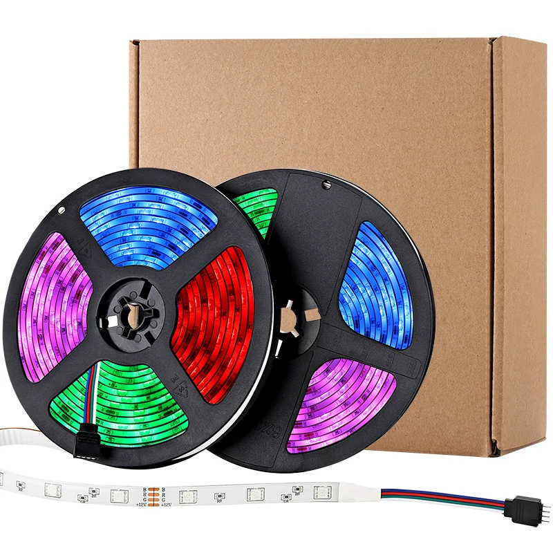 Умный wifi контроллер 12 в RGB светодиодный светильник s SMD5050 ИК-контроллер RGB ленточный светильник IP65 Водонепроницаемый цвет chaning RGB гибкий канат