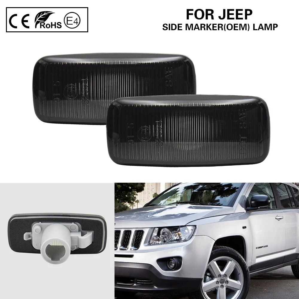 Пара боковых габаритных огней для Jeep Commander Patriot Compass Grand Cherokee Chrysler Dodge Lancia |