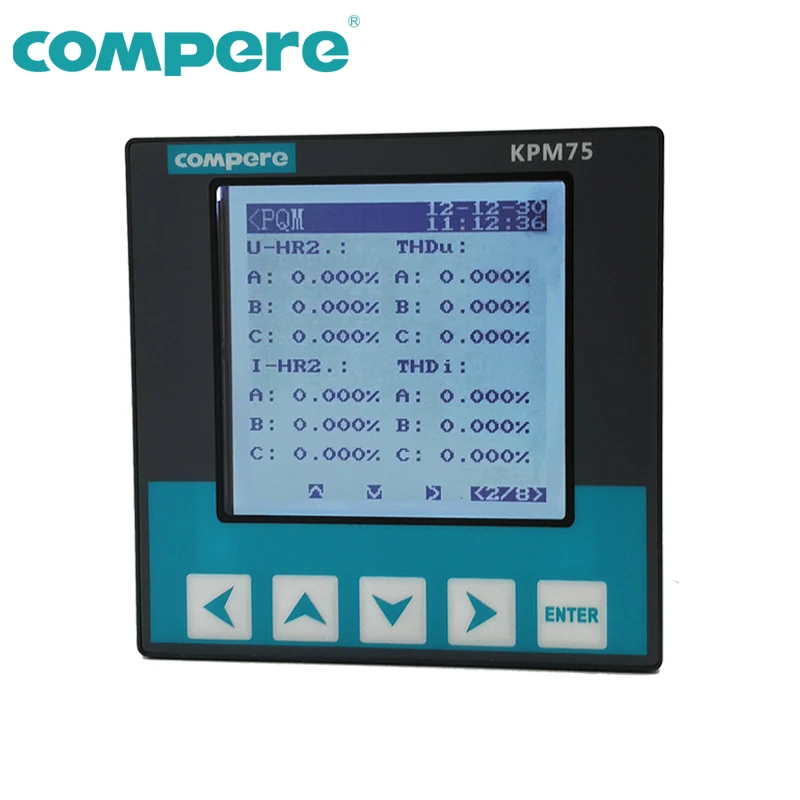 

Digital new design customizable single phase power quality analyzer real time monitor analyser meter Modbus for switch cabinet