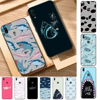 toplbpcs ocean whale shark swimming phone case for vivo y91c y11 17 19 17 67 81 oppo a9 2020 realme c3