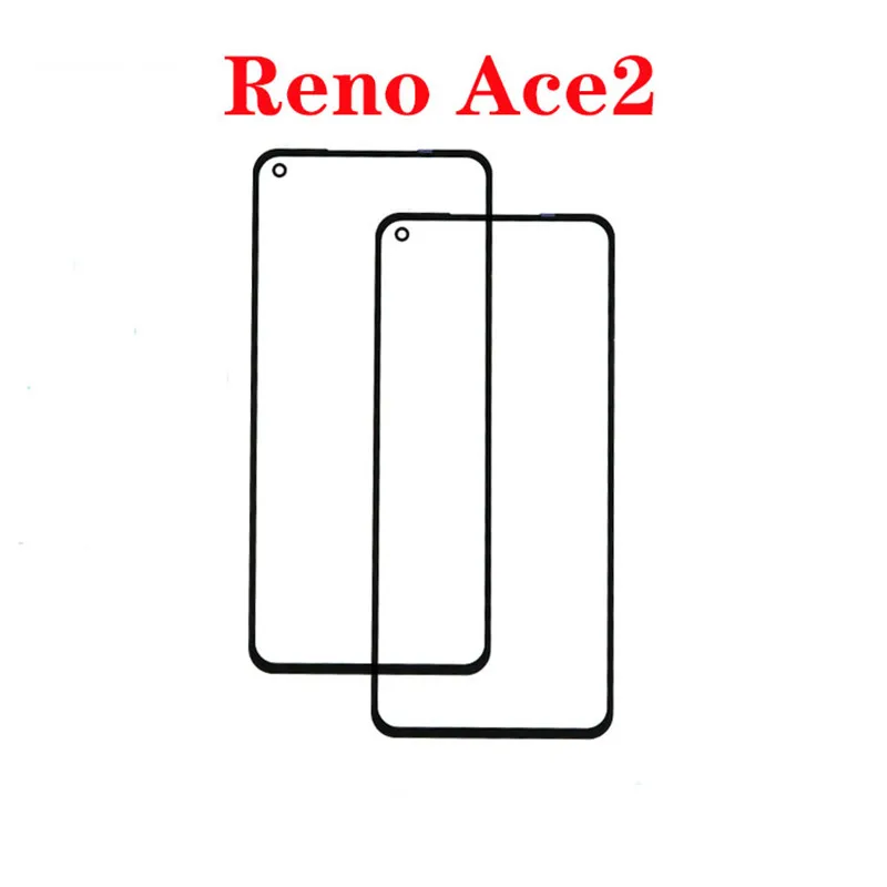 

original For Oppo Reno Ace2 Front Outer Glass Top Lens Screen Panel Replacement