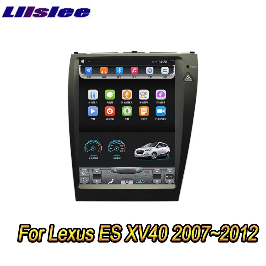 Liislee 2 din Android для Lexus ES 350 GSV40 2007 ~ 2012 большой экран Автомобильный мультимедийный
