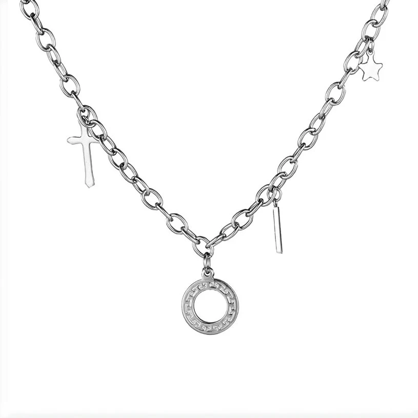 

Минималистичное золотое ожерелье-чокер для женщин антиаллергенное из нержавеющей стали кубинский Сингапур Персонализированная цепь ювел...