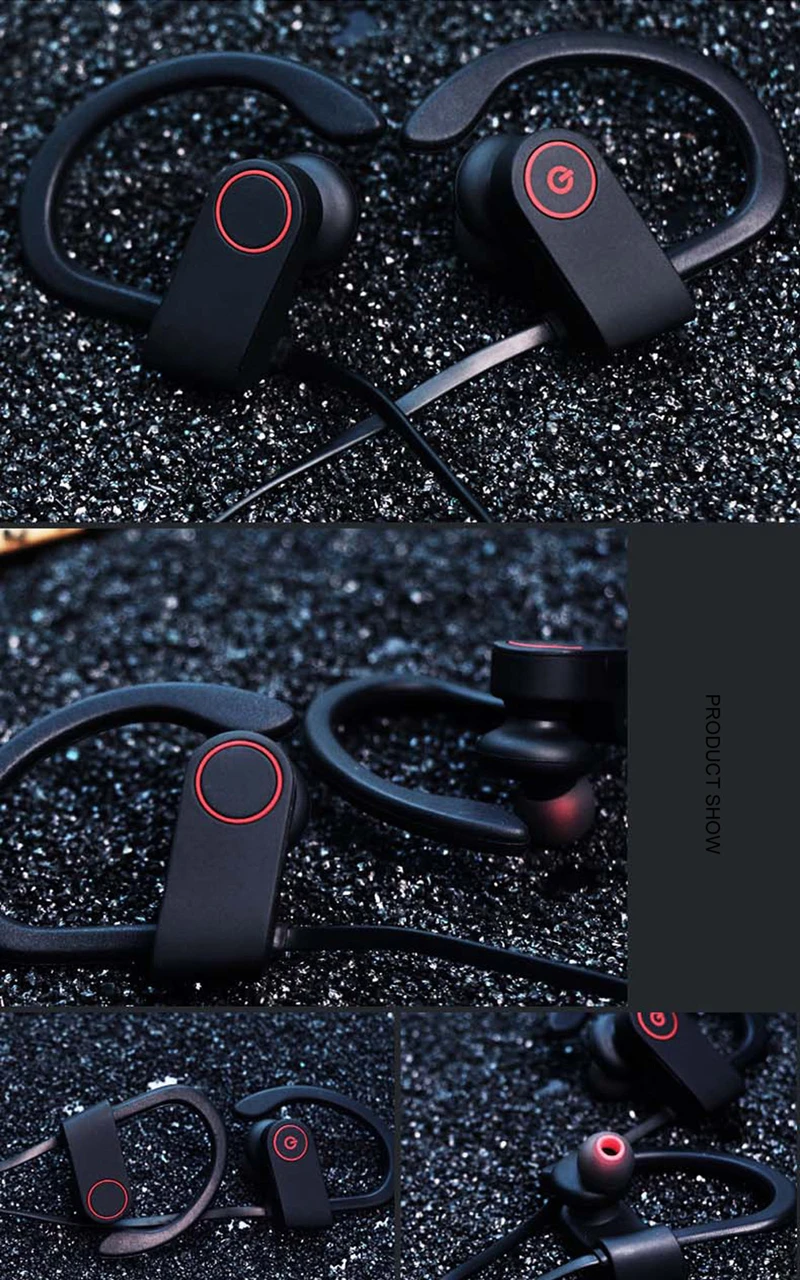 Bluetooth наушники Otium Лучшие Беспроводные спортивные наушники IPX7 водонепроницаемые HD handsfree ecouteur filaire ecouteurs avec fil auriculares con cable casque bluetooth ecouteur iphone
