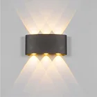 Настенный светильник, светодиодный алюминиевый, уличный и комнатный, Ip65