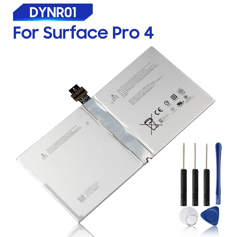 

Original Replacement Battery For Microsoft Surface Pro 4 Pro4 G3HTA027H 1724 DYNR01 Genuine Tablet Battery 5087mAh