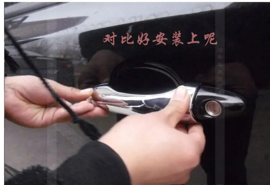 Для Kia Sportage 2011 2012 2013 2014 2015 ABS хромированные дверные ручки чаши Крышка протектор