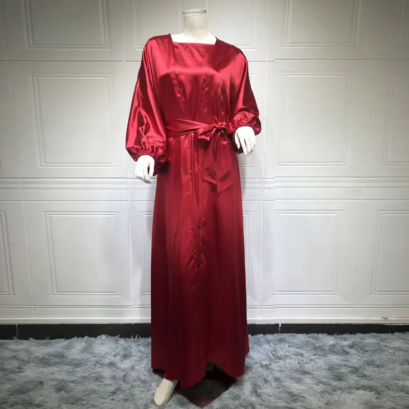 2 шт./комплект женское кимоно из искусственного шелка и шифонового шарфа |