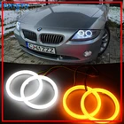 Двухцветсветильник светодиодный поворотник Angel Eye для BMW Z4 E85 E86 2002 2003 2004 2005 2006 2007 2008 хлопок