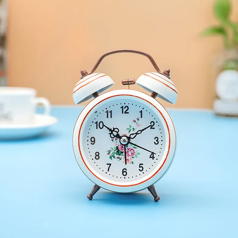 3 дюймовый цельнометаллический двойной Звонок Будильник Ленивый Громкий